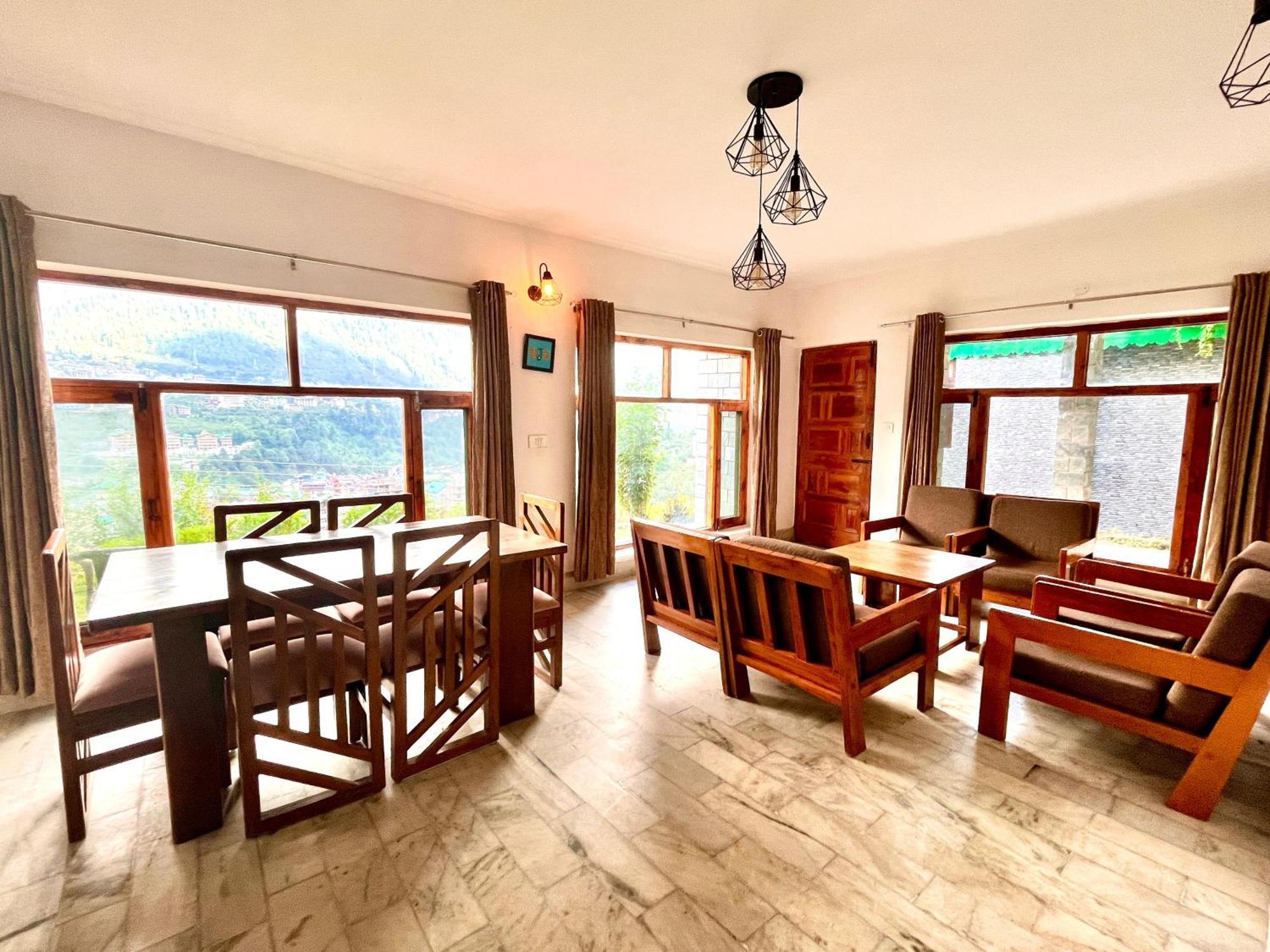 Himalayan River Mountain View 2 Bedrooms Cottage, Manali Dış mekan fotoğraf
